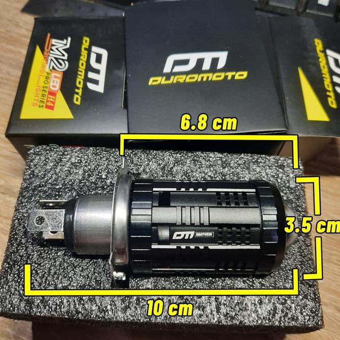 Duromoto M2 Pro M2Pro Lampu H4 Hs1 Led Projector