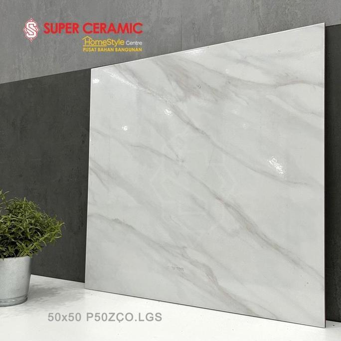 PICASSO 50x50 Keramik Lantai - P50ZCO - ZIRCON BS