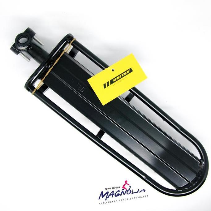 BONCENGAN ATAU RAK PANNIER SEATPOST SADEL SEPEDA ALLOY UNITED