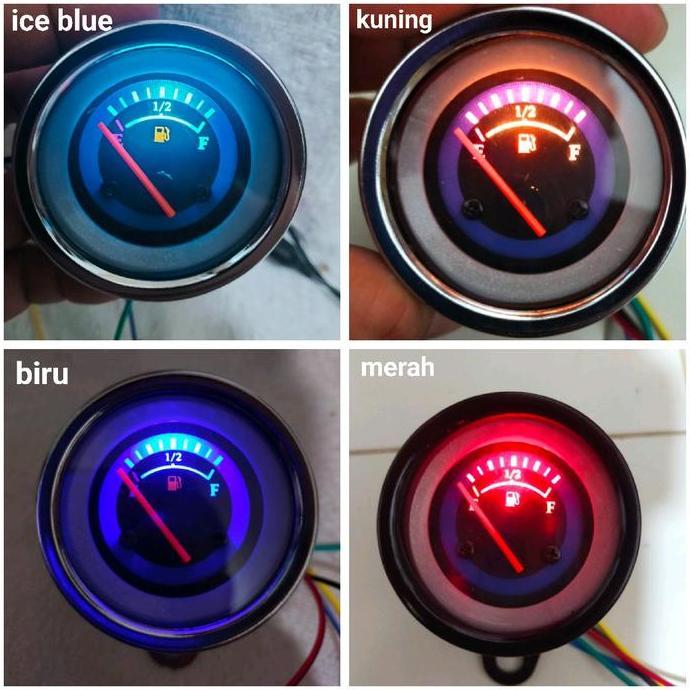 Promo ampere bensin jarum amper bensin jarum motor mobil Car Kabel Crom Lampu Motorcycle Diskon