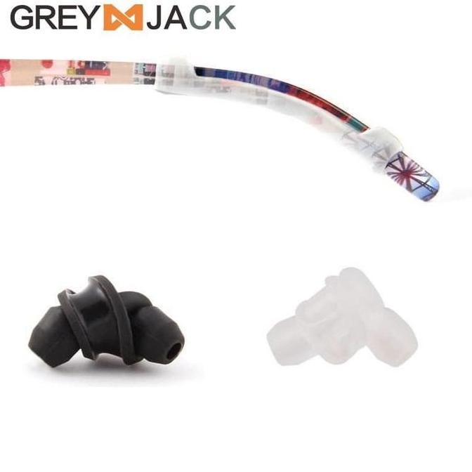 Ready Grey Jack Earhook Kacamata Silicone Pengait Kuping Anti Slip C | Original 100%