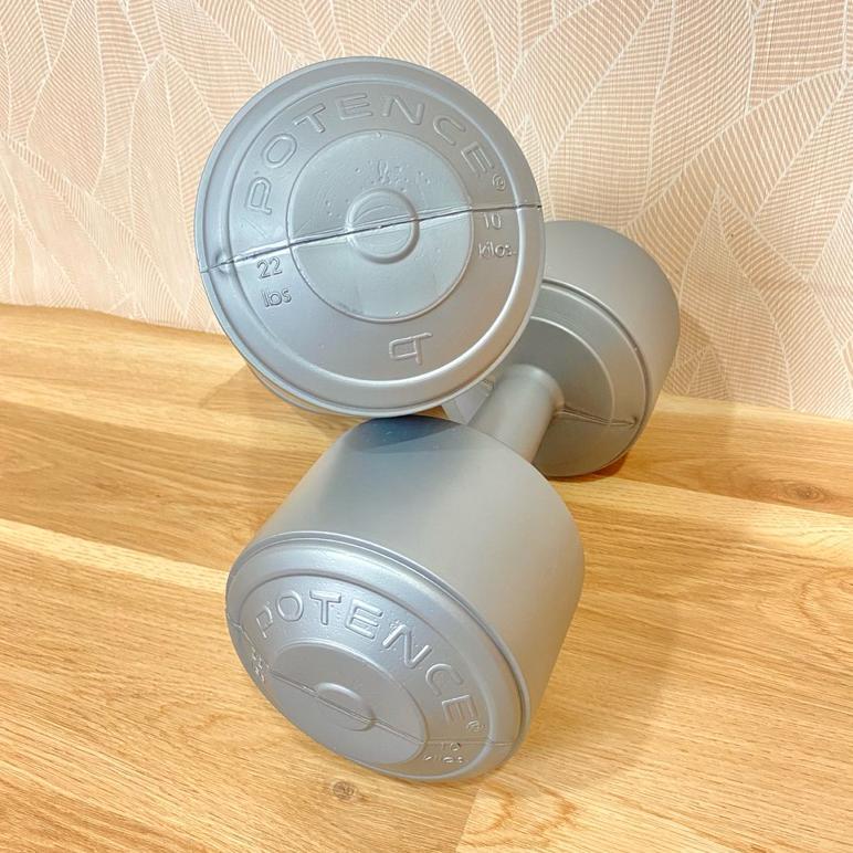 POTENCE BARBEL 10 KG / DUMBELL 10 KG / DUMBEL PLASTIK 10KG