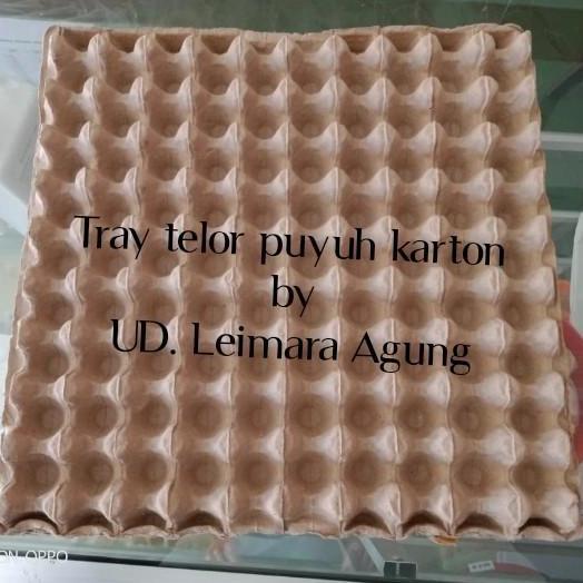 tray puyuh karton/tempat telur puyuh karton