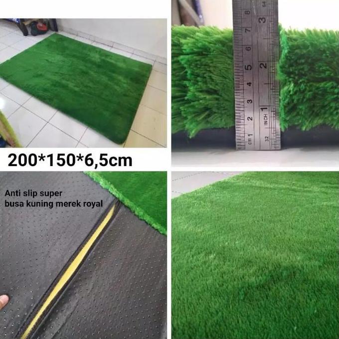 kasur karpet busa bulu boneka tebal 6cm