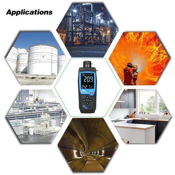 Promo Gas Detector Oxygen O2 Oxygen Detector Oxygen Meter Sensor O2 Meter Diskon