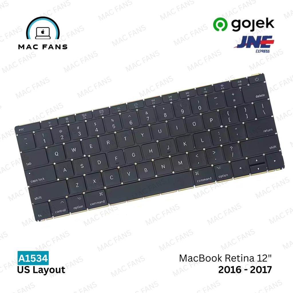 Keyboard MacBook Retina 12” A1534 2016 2017