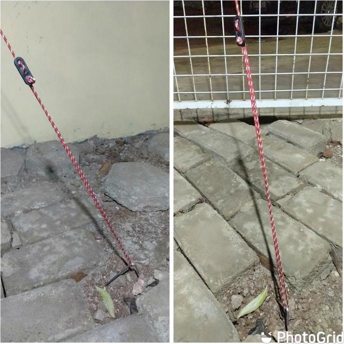 Puncakx- Paket Pasak Tali Prusik Lengkap Guyline Untuk Tenda Dan Flysheet Camping Outdoor