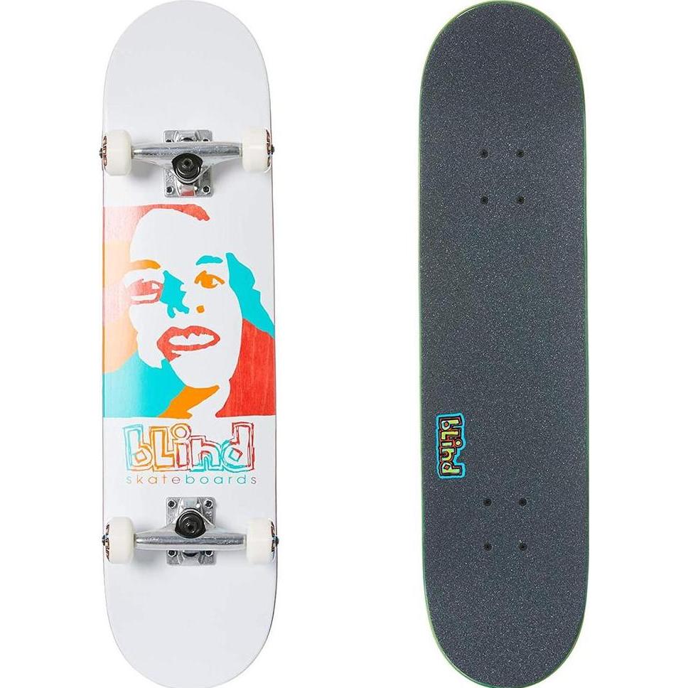 Deck BLIND Skateboard Full Set Psychedelic White 7.75 ORIGINAL SKATE