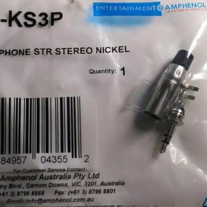 Promo Jack mini stereo AMPHENOL 3.5mm Diskon