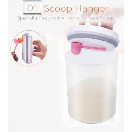 Ankou - Toples Susu Bubuk / Makanan Air Tight 1500ml (Bulat)