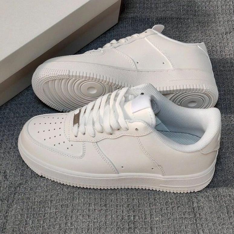 Sepatu Pria Original BNIB 100% Authentic putih A F 1 sports shoes Sepatu pria dan wanita Sepatu Pria
