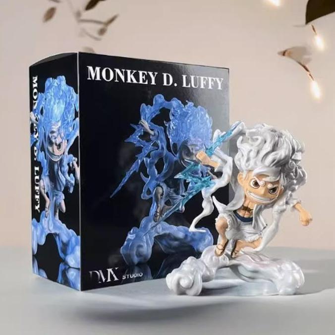 SAVANA Monkey D Luffy Gear 5 Nika Action Figure Luffy Nika Gear 5 Action Figure One Piece