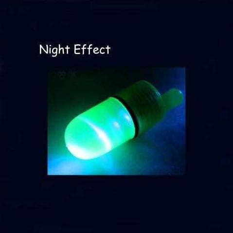 Lampu LED Pancing Sensor 10PCS Pendeteksi Strike dan Penanda Lokasi Kail Pelampung Malam Hari Otomat