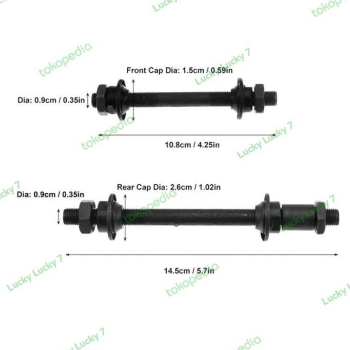 Murah As Bolong Sepeda As QR Sepeda Depan dan Belakang Non COD