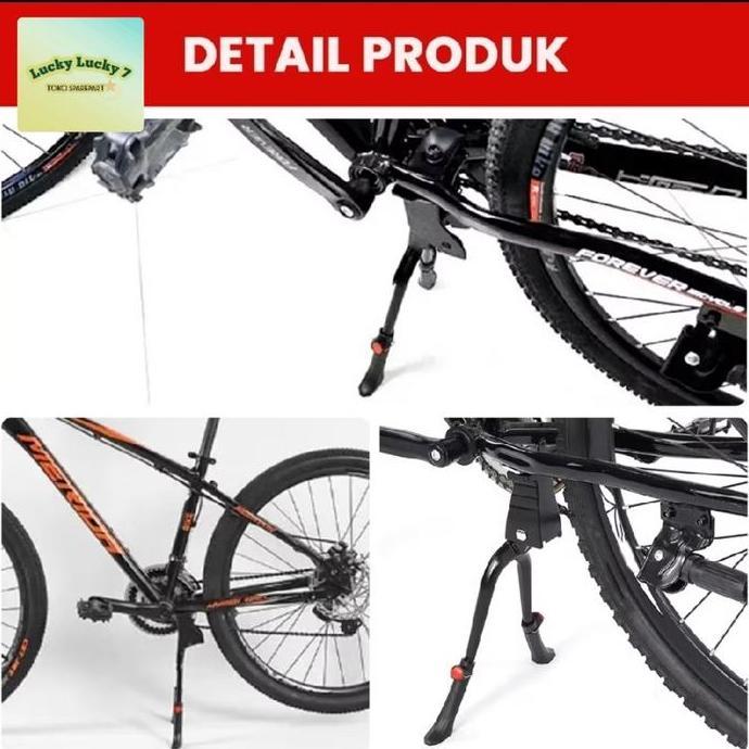 Murah Standar Tengah Sepeda MTB Standar Dua Sepeda Standar 2 Sepeda Dua Kaki Non COD