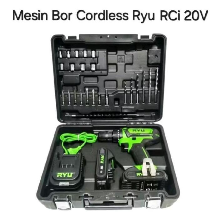 Mesin Bor Baterai Ryu RCi 20V / Mesin Bor Cordless Ryu RCi20V terlaris