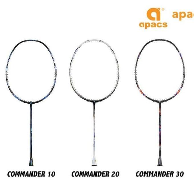 Original APACS COMMANDER 10 20 dan 30 RAKET BADMINTON