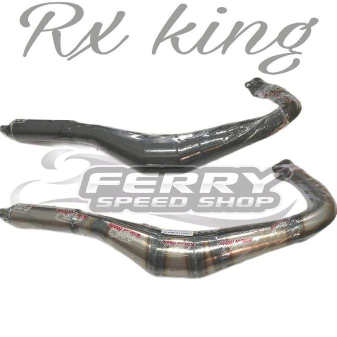 Knalpot Ahau V3V Super V3V Black Rx King / Knalpot Kolong Ahau Rx King Rxk Baru