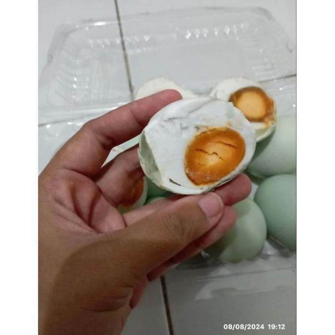 Telur asin Brebes isi 10 sudah matang enak dan Bergizi