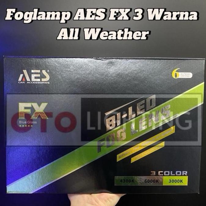 Foglamp Biled Projie Fx 3 Warna Aes