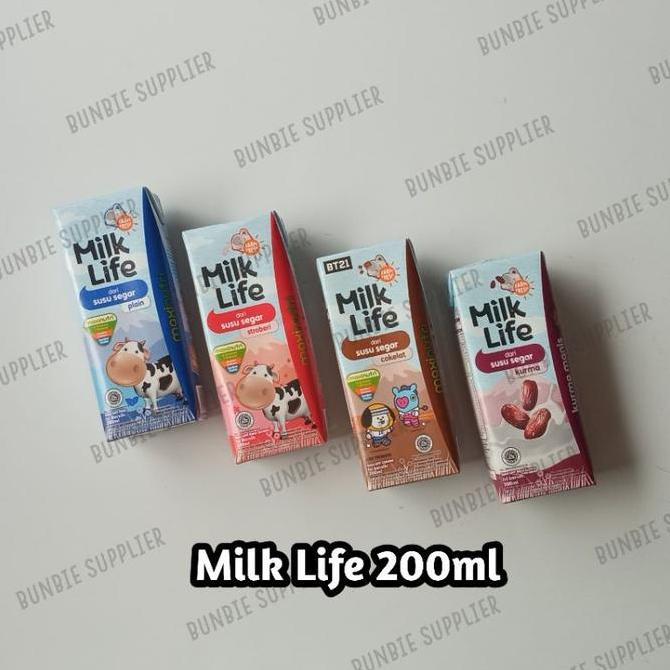 MilkLife Susu UHT Milk Life 200ml (KARTON)