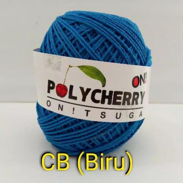 benang rajut polycherry onitsuga (Var Ungu Biru)