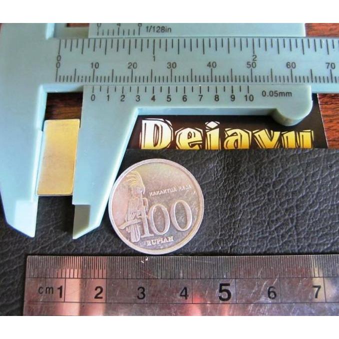 Magnet Kotak Batang Neodymium Silver Super Kuat