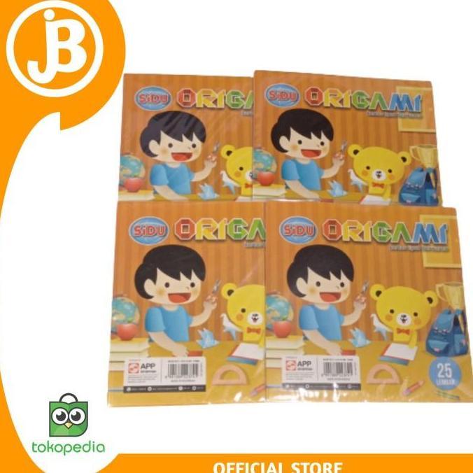 Kertas Lipat Origami 14 x 14 SIDU 25 Lembar