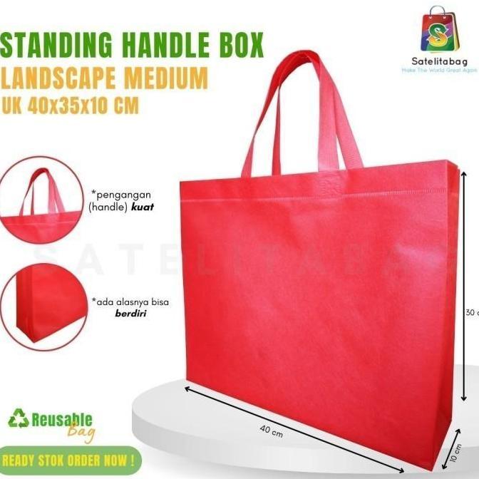 Tas Goodie bag spunbond Landscape 40 x 35 x10