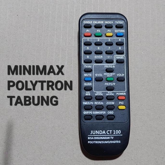 POLYTRON TV remote remot tv tabung minimax digitec smart digital original