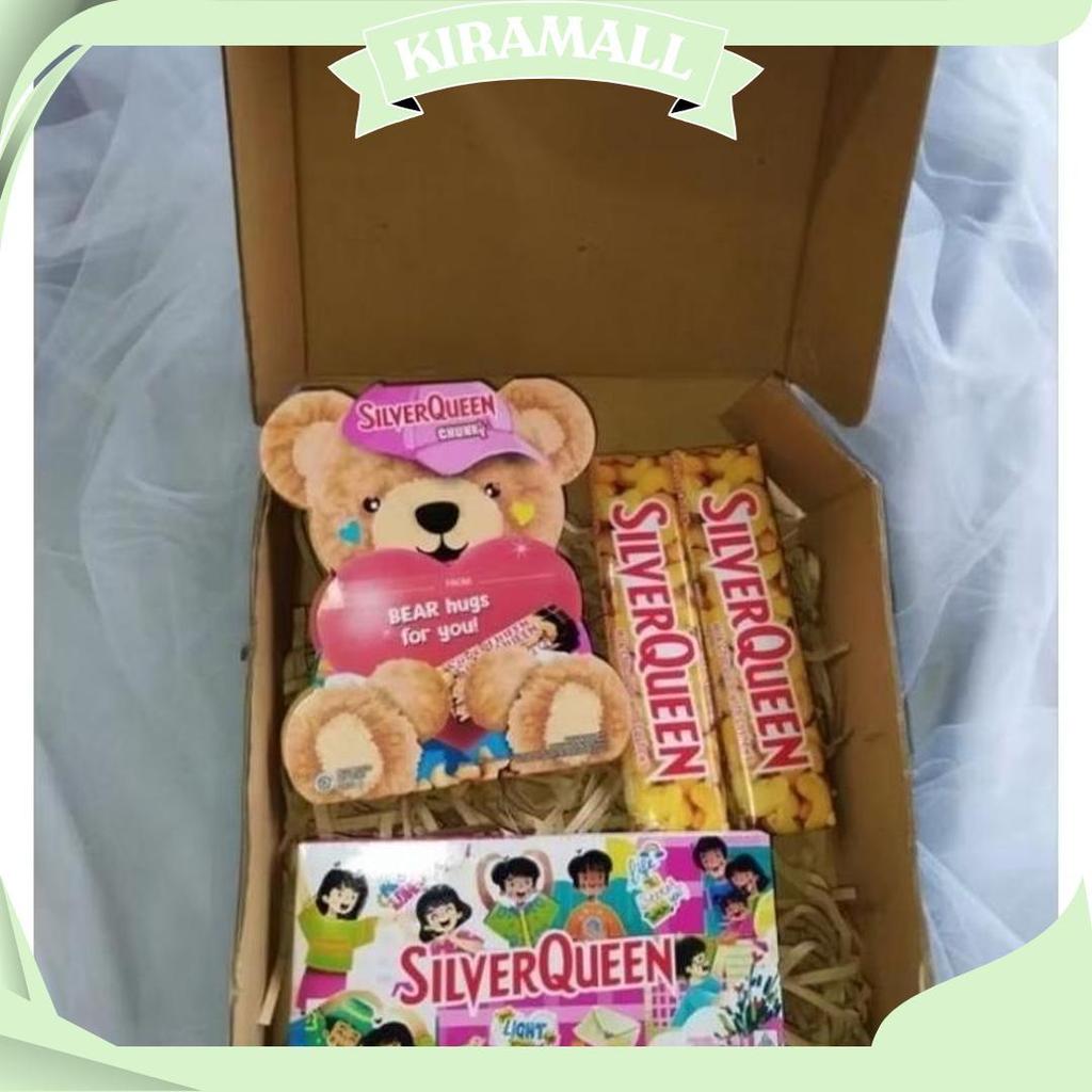 Hampers Coklat Silverqueen Beruang // Buket Silverqueen Beruang Sale