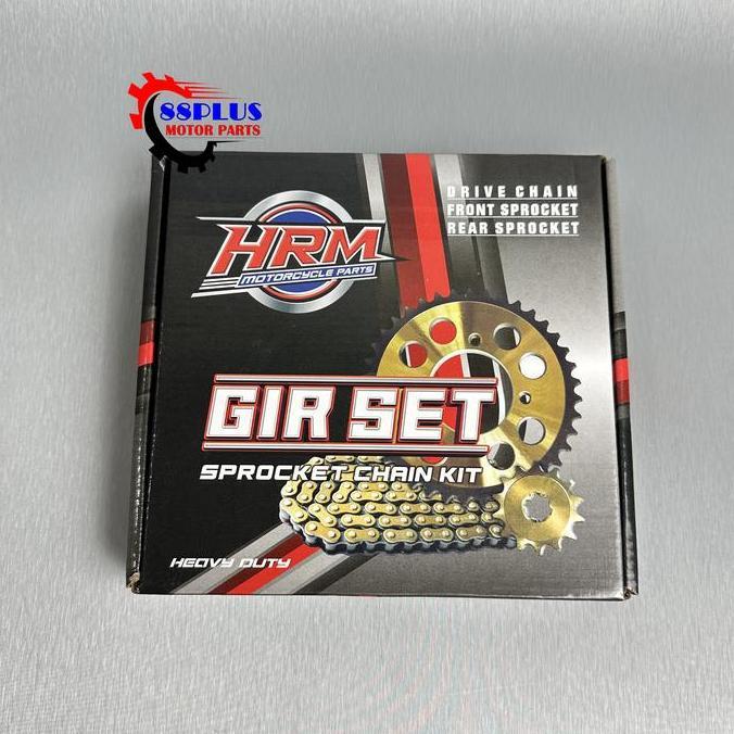 Promo GEAR GIR SET PAKET MEGA PRO NEW CB150 CB150R VERZA CBR150R SONIC 150 SUPRA GTR Gold Motor Disk