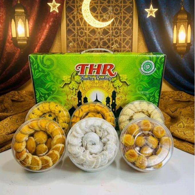 Paket Kue Kering Lebaran Idul Fitri isi 6 Toples Premium Hampers Parsel Kue Lebaran Termurah Jajanan