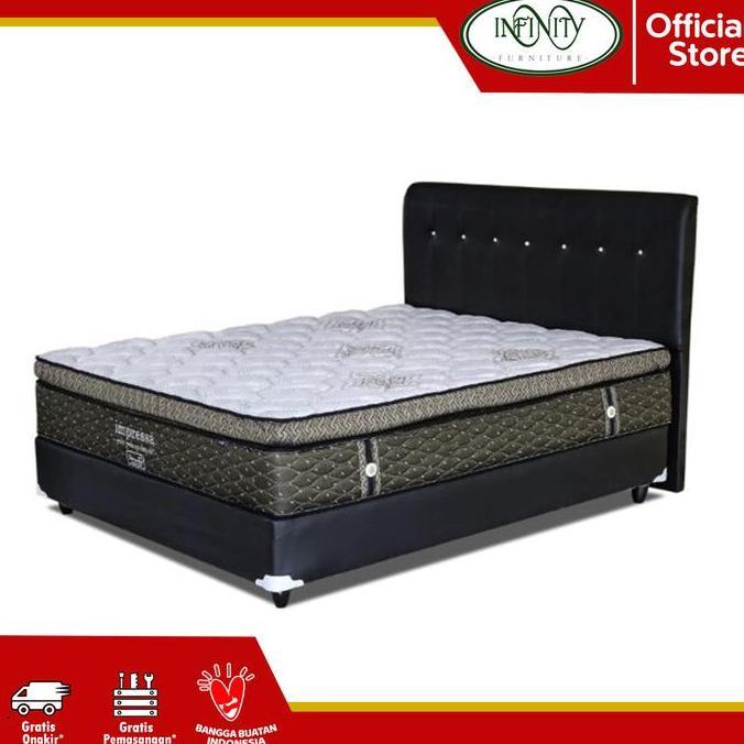 Elite Serenity Spring Bed Set Kasur Impressa Pocket Latex