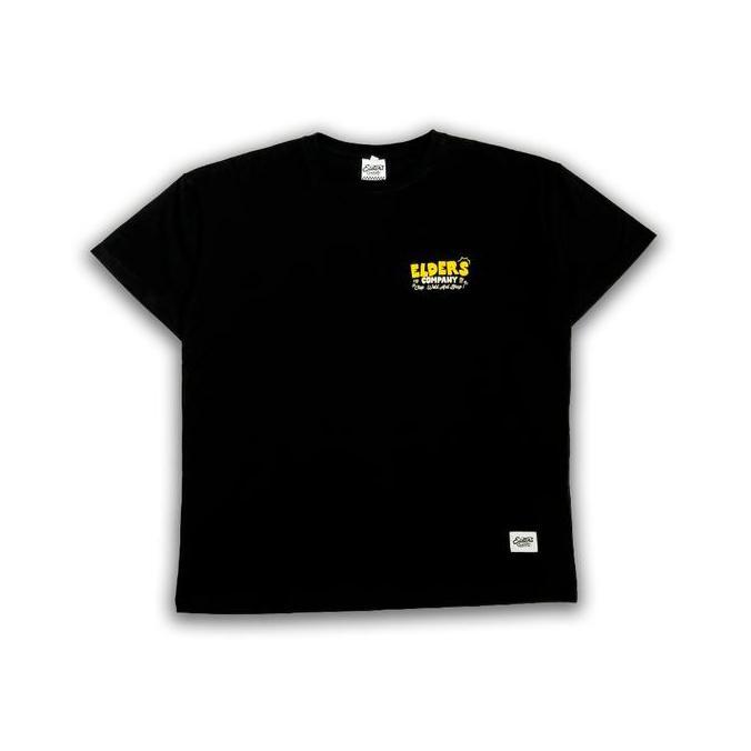 Kaos Lengan Pendek "Elders Company -Garage Life " Black Original
