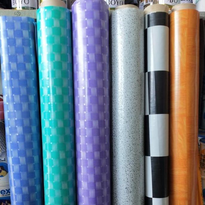 Daimaru Karpet Lantai Meteran Plastik/Alas Taplak Meja Tebal