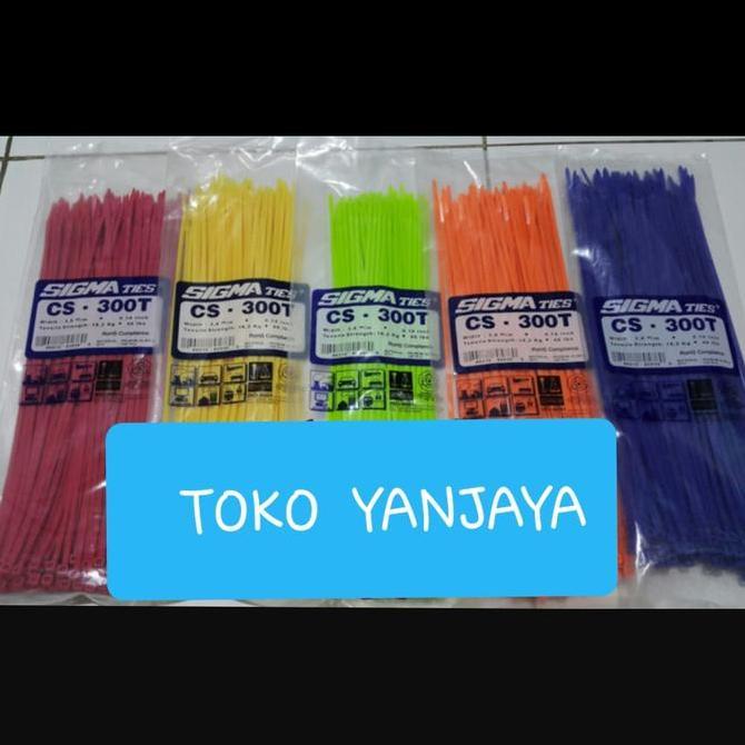 Notbad- Sigma Ties Warna Cs-300T 3.6Mm 30Cm /Kabel Ties Sigma Warna 30Cm