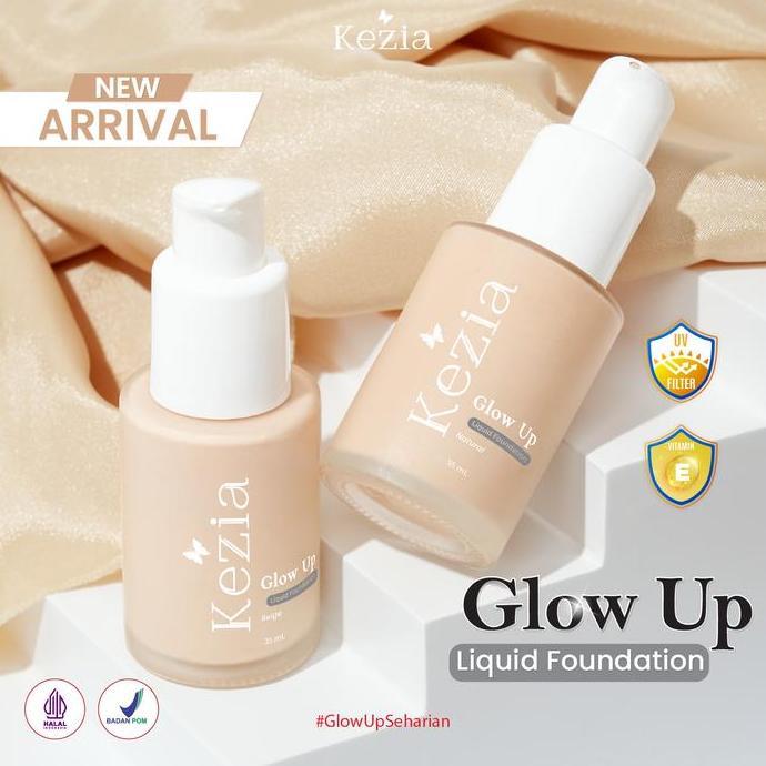 Lansungkirim- Kezia By Ashanty - Bundling Foundation + Loose Powder Ivory + Setting Spray