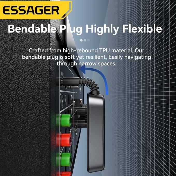 Essager Bluetooth 5.1 Adapter Receive (Rx)/Transmit (Tx) Signals Two In One Bluetooth Receiver Trans