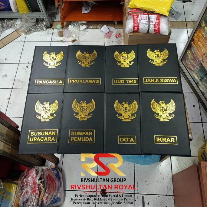 Notbad- Map Perlengkapan Upacara Map Garuda Pancasila Map Upacara Map Embos Upacara Ready Stock Berk