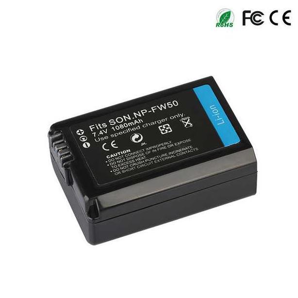 TERBARU Baterai Kamera NP-FW50 for Sony Alpha A6500 A6300 A6000 A5000