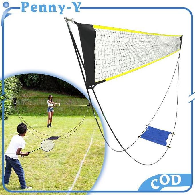 LOLY Net Badminton Portable Net Bulutangkis Portable Badminton Net Portable