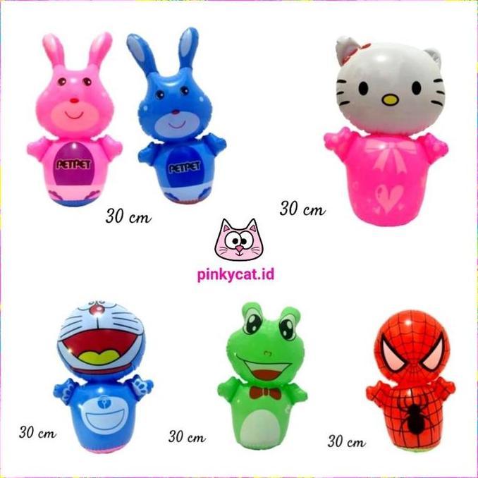 LOLY Mainan Tinju Tinjuan Pasir Karakter Anak dan Bayi Samsak karakter