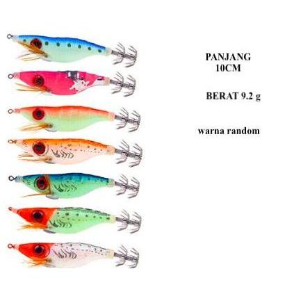 Umpan Udang Pancing Cumi Sotong Gurita Umpan Cumi Warna Random 10G Allshop