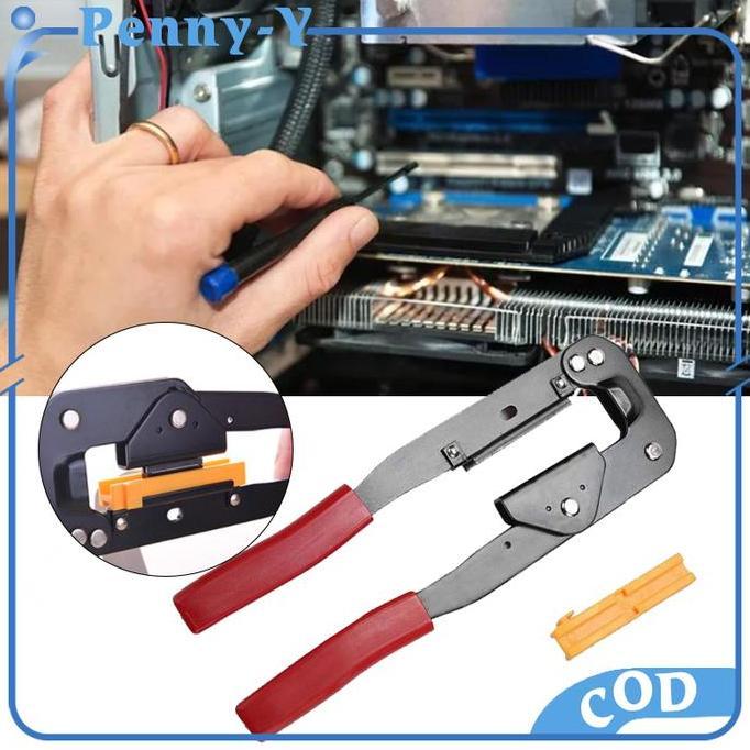 DOVLAND YTH-214 Tang Crimping Idc YTH214 Crimping Kabel Komputer Jepit Kabel Pita Flat Cable