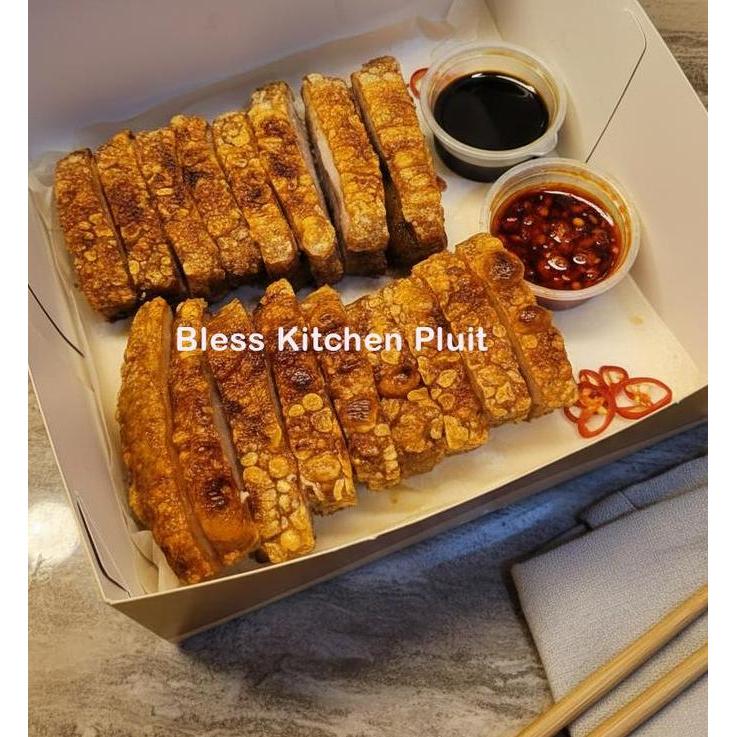 1kg Babi Panggang Garing I Crispy PORK BELLY I SIU YUK I SIOBAK CRISPY / NO MSG MM