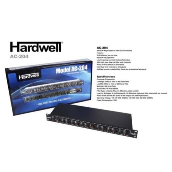 Crossover Original Hardwell Ac204 4 Way Subwoofer Ac 204