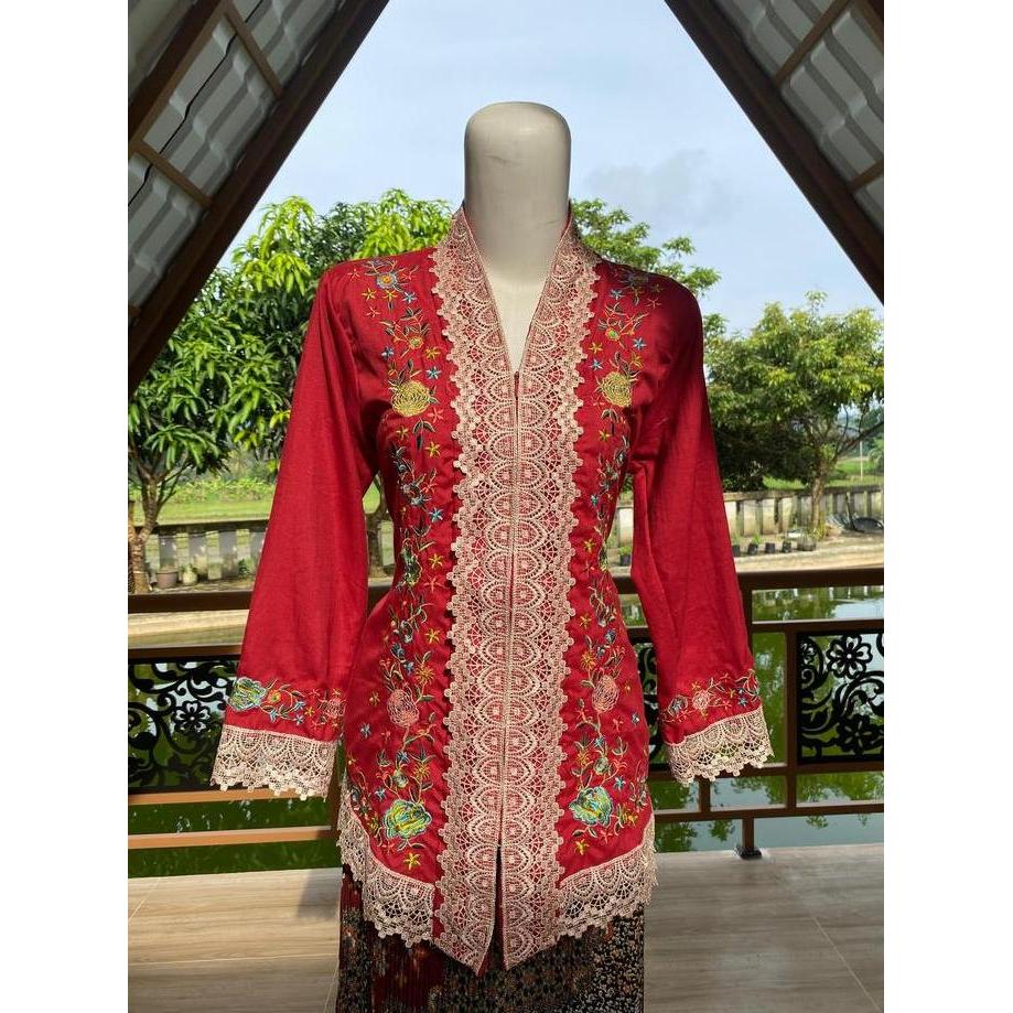 Baju Wanita Dewasa  Mewah Bordir Renda  Katun Premium Eksklusif