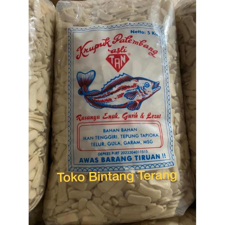 Kerupuk Krupuk Palembang Asli TAN Ikan Tenggiri Kecil 1 BAL/BALL 5 kg
