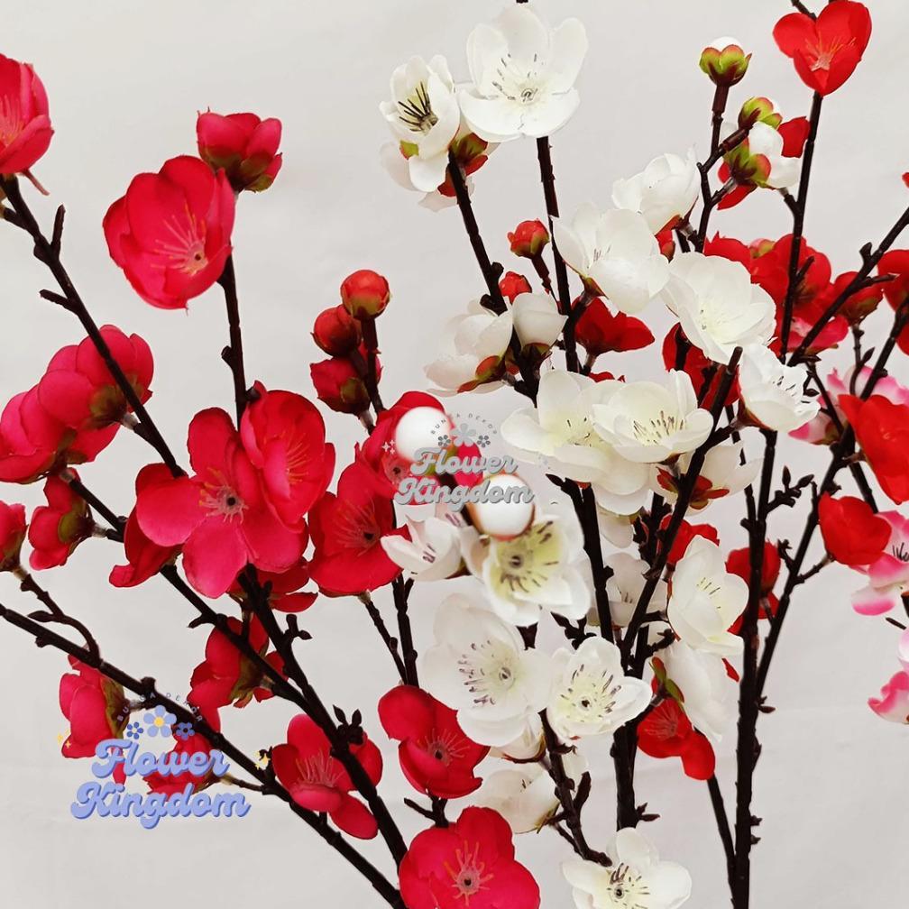 Bunga Imlek Jumbo Wintersweet Premium Imlek Chinese New Year Decoration Hiasan Imlek 2025 Cny Bunga 